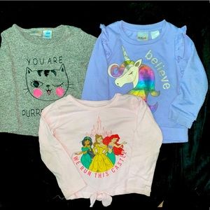 Girls long sleeve shirts